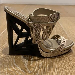 ***SOLD***. BCBG WEDGE SANDAL